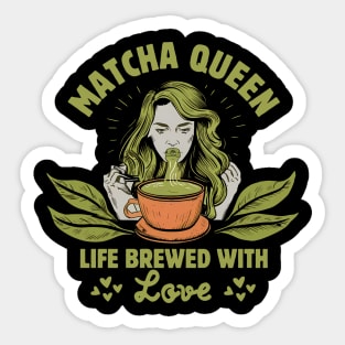 Matcha Sticker